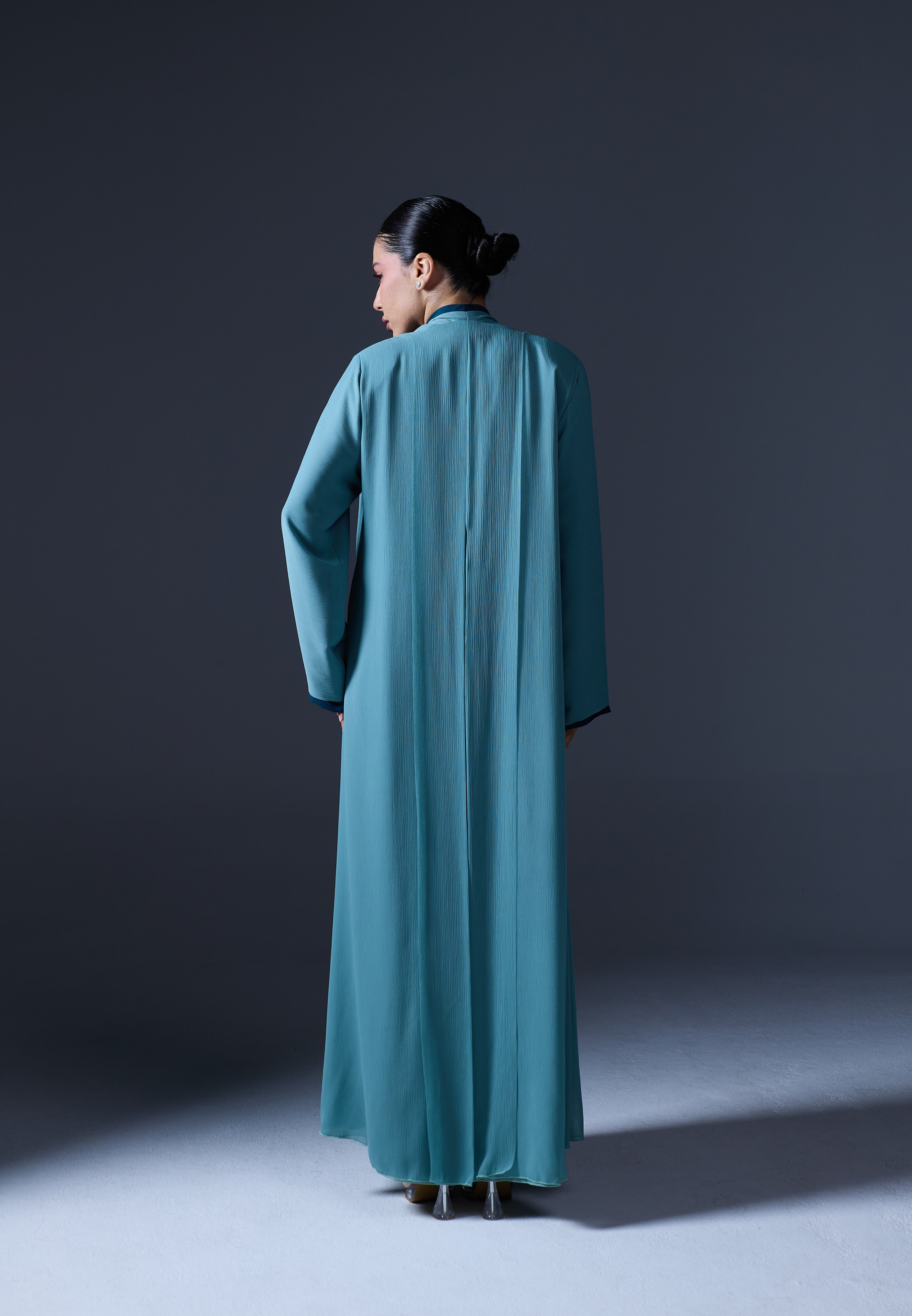DAILY FLARE ABAYA  |  TURQUOISE