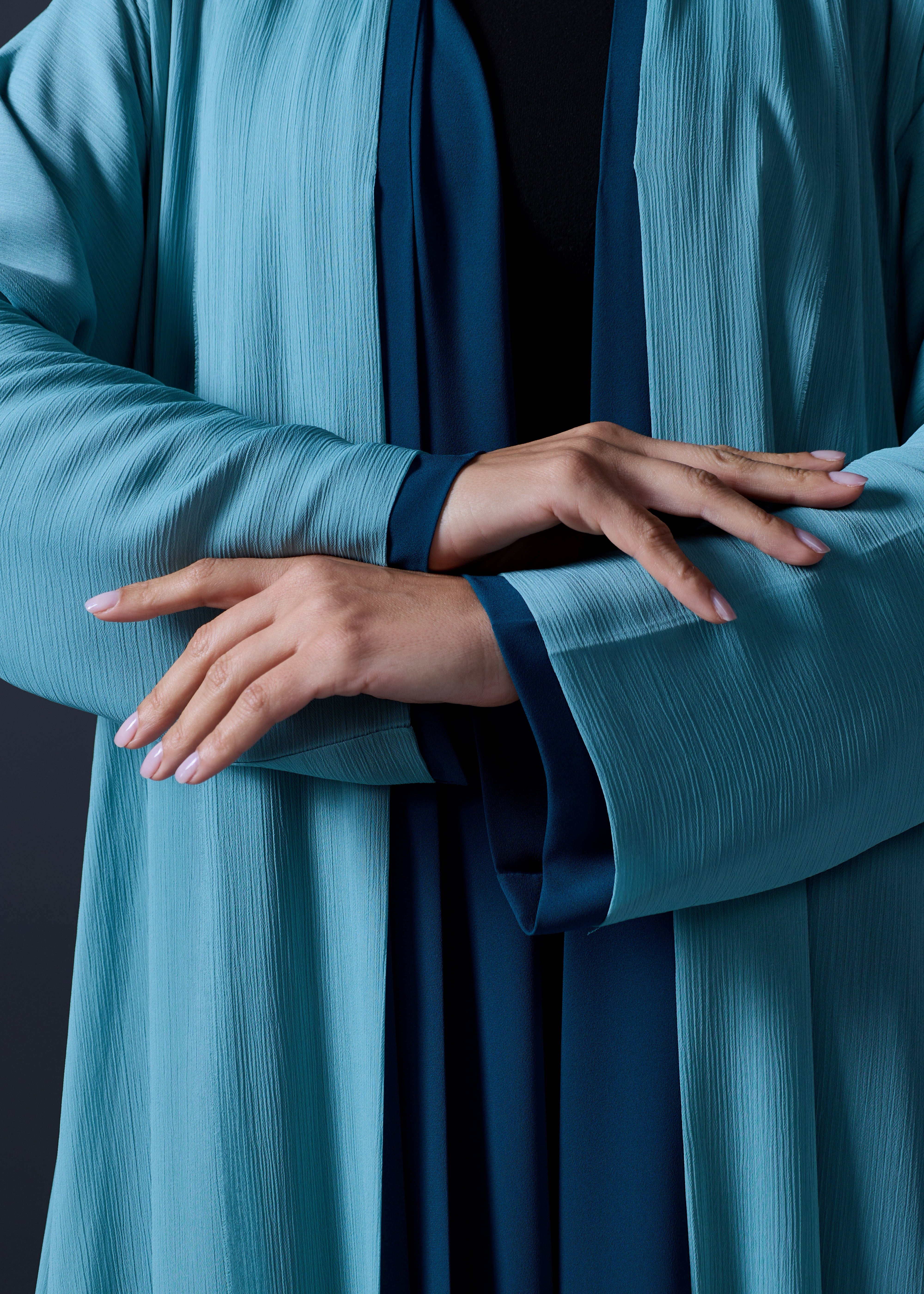 DAILY FLARE ABAYA  |  TURQUOISE