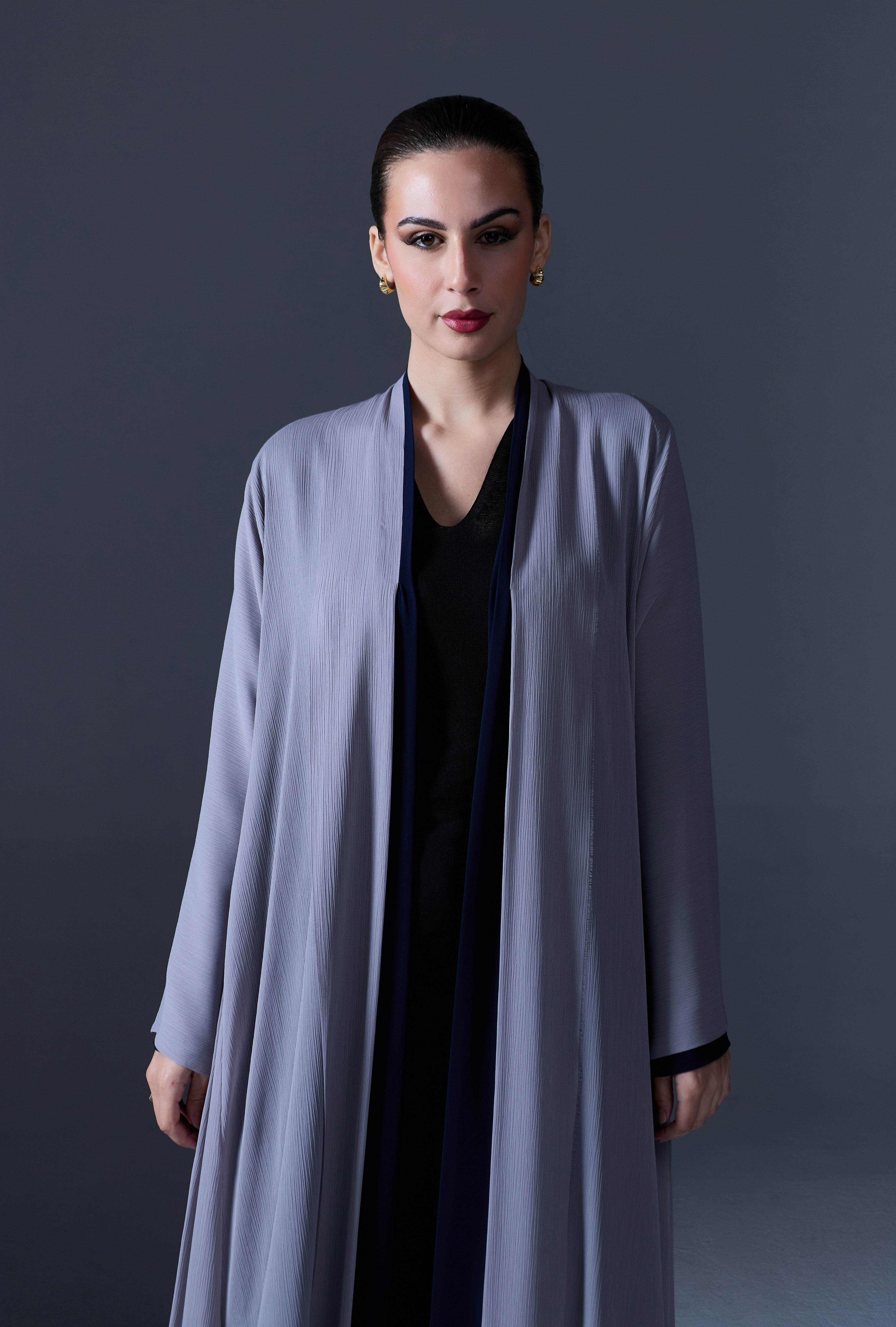 DAILY FLARE ABAYA  |  GREY