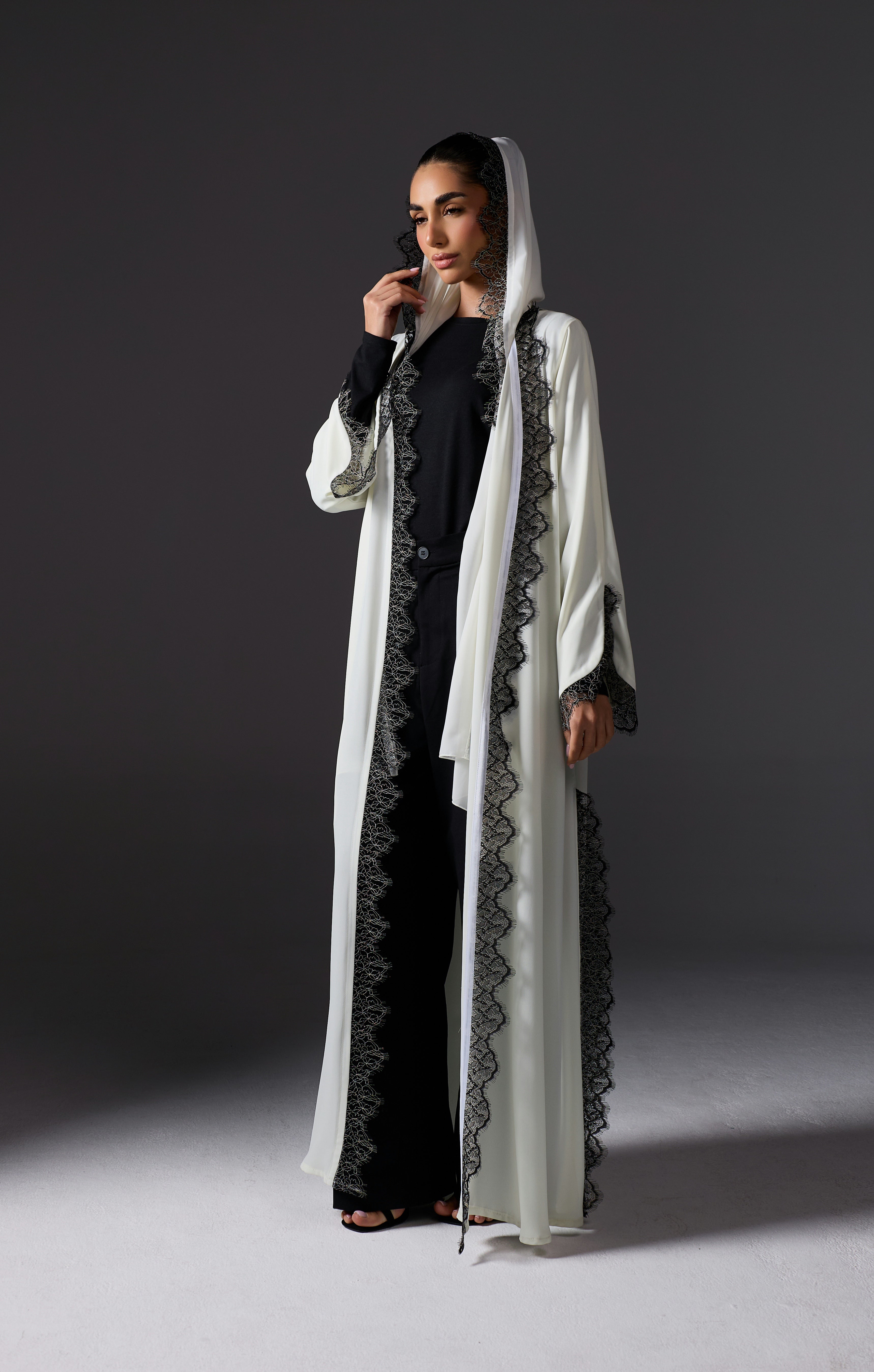ÉLISE COUTURE ABAYA | CREAM