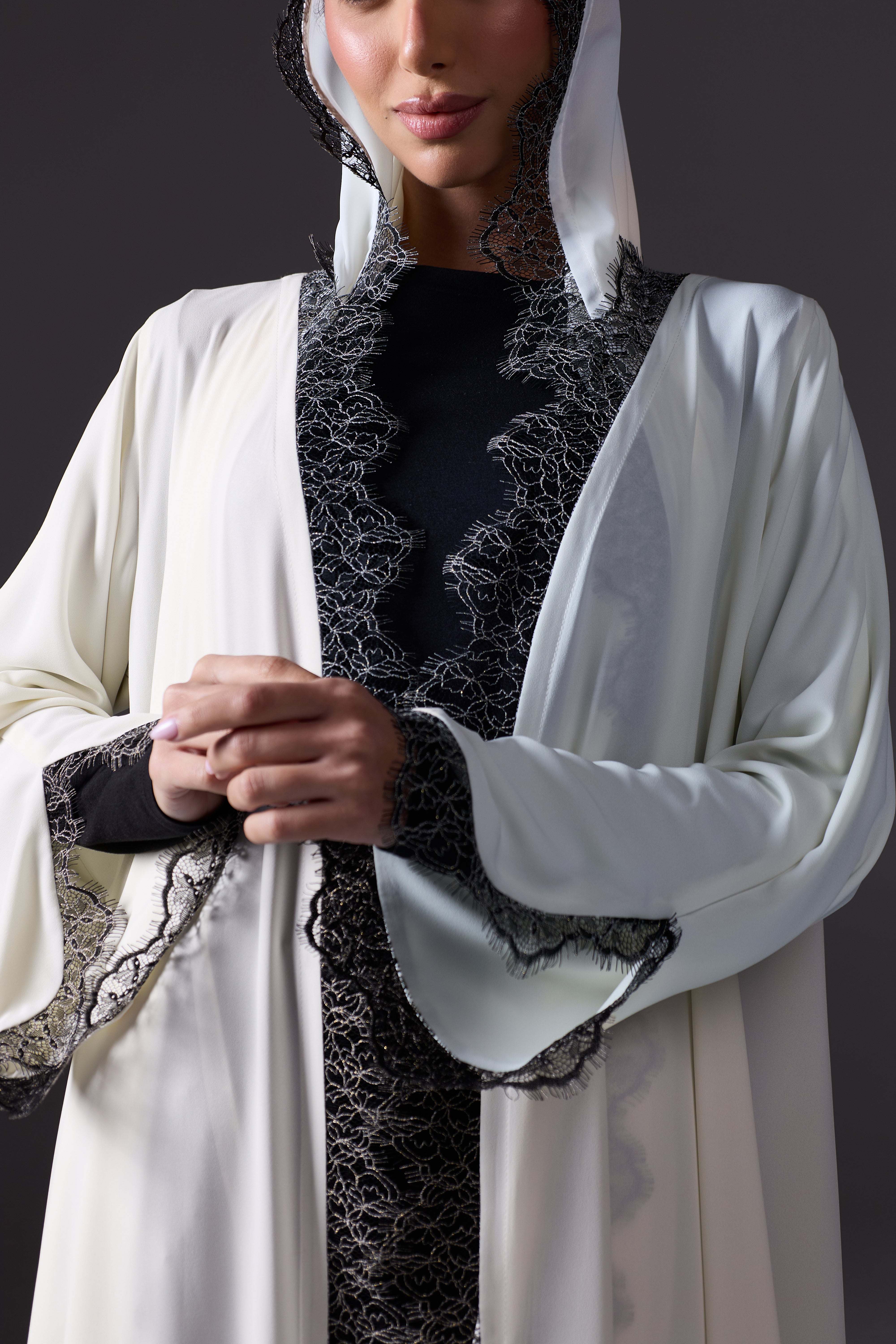 ÉLISE COUTURE ABAYA | CREAM
