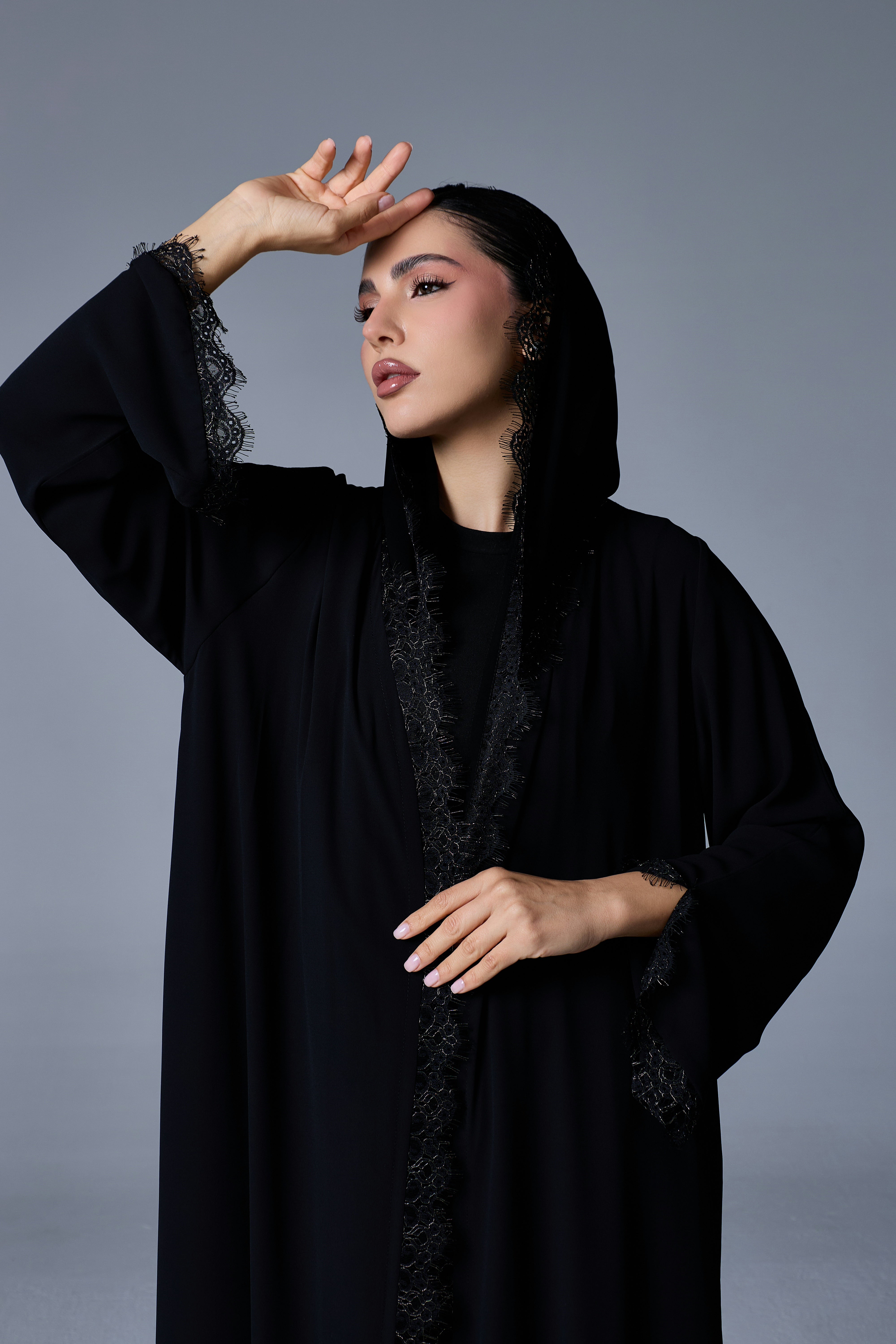 ÉLISE NOIR ABAYA | BLACK GOLD