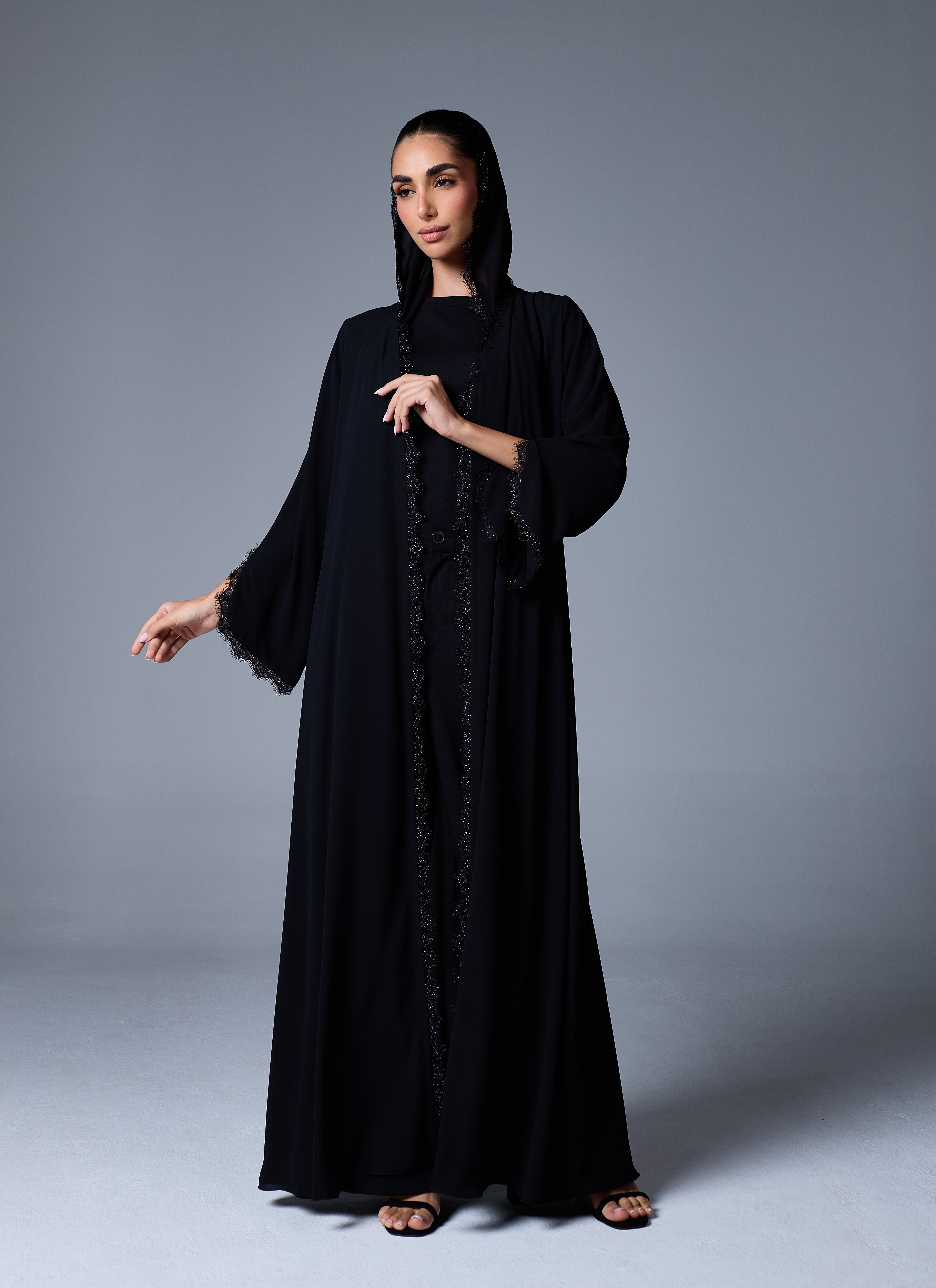 ÉLISE GRACE ABAYA | BLACK SILVER