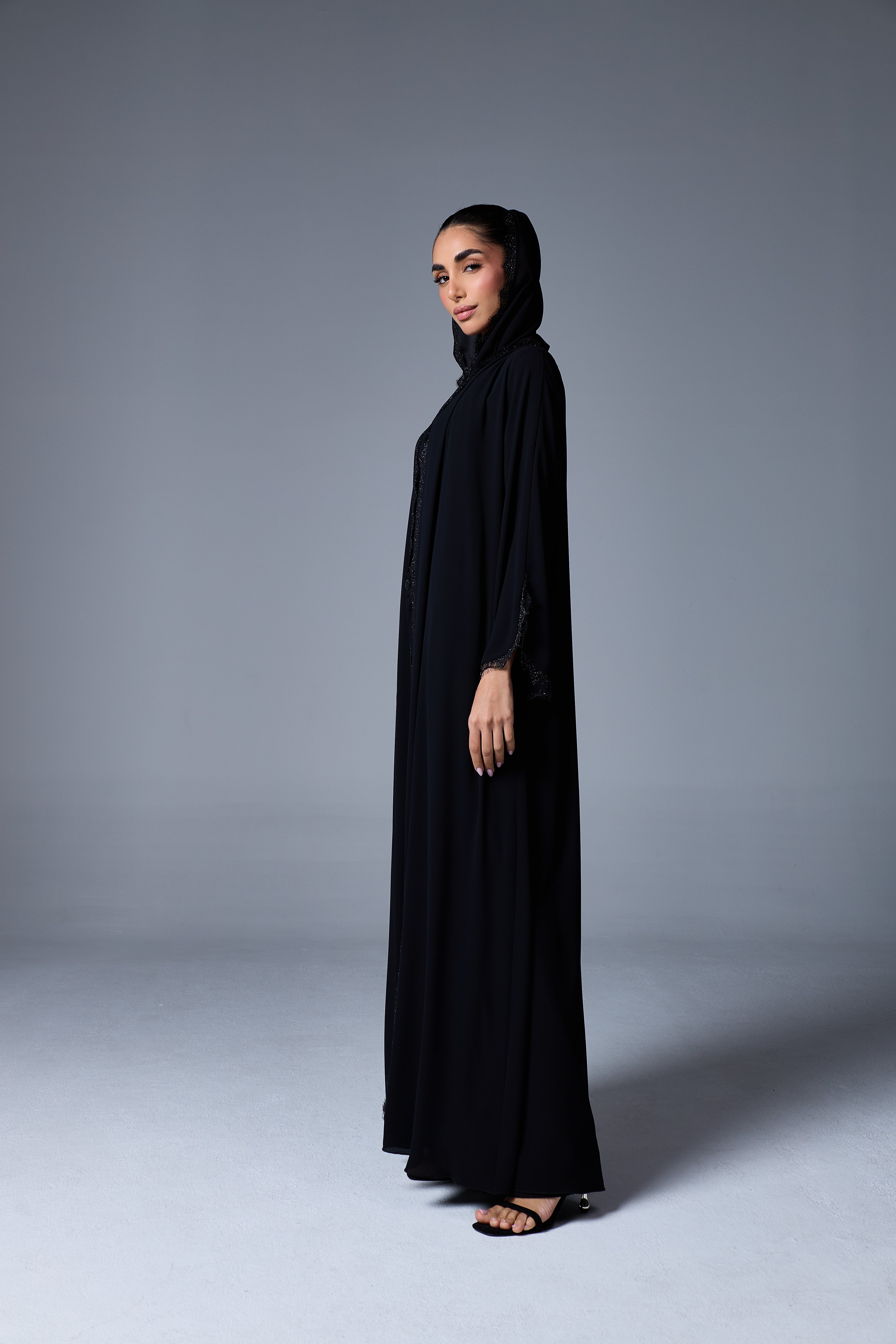 ÉLISE GRACE ABAYA | BLACK SILVER