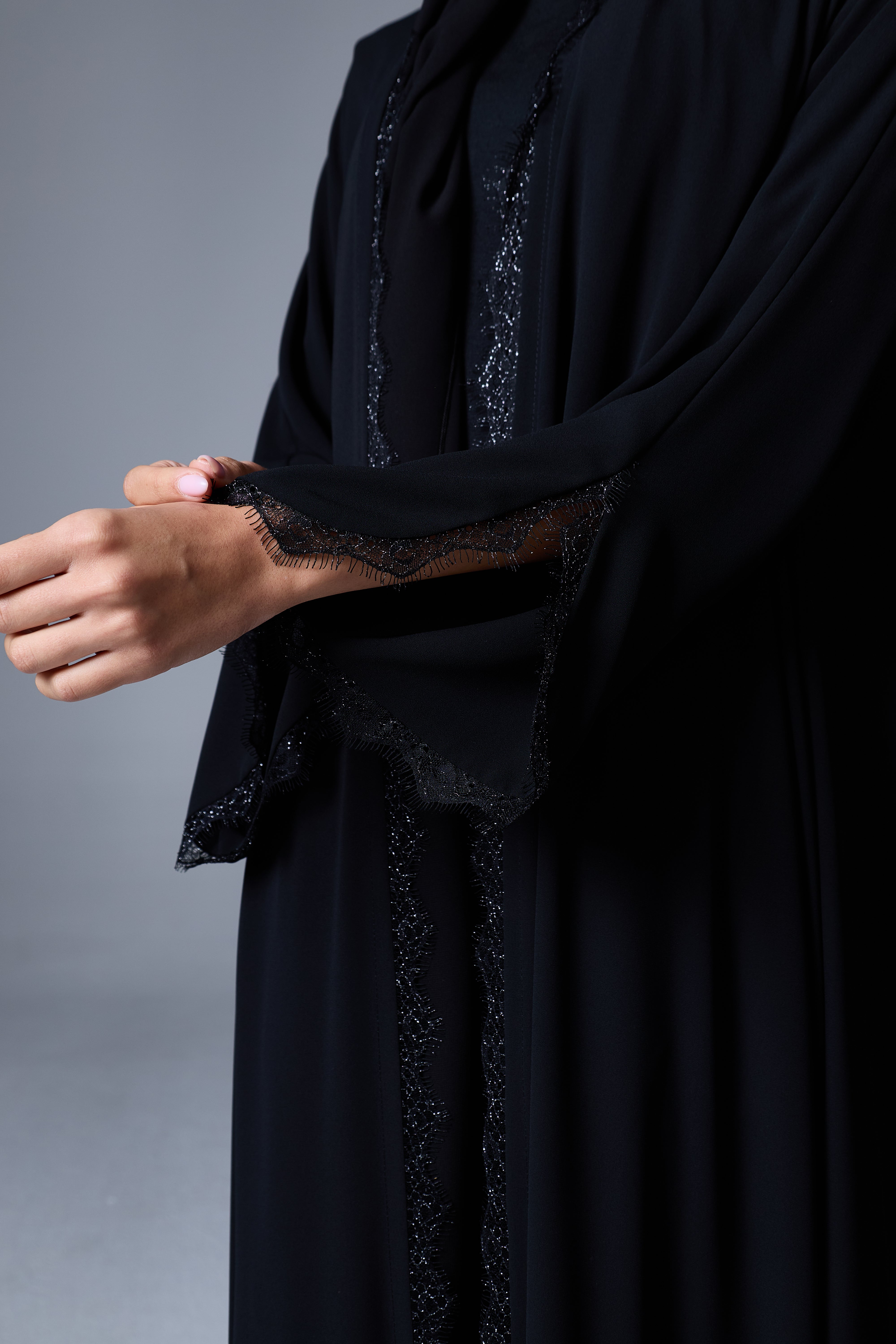 ÉLISE GRACE ABAYA | BLACK SILVER