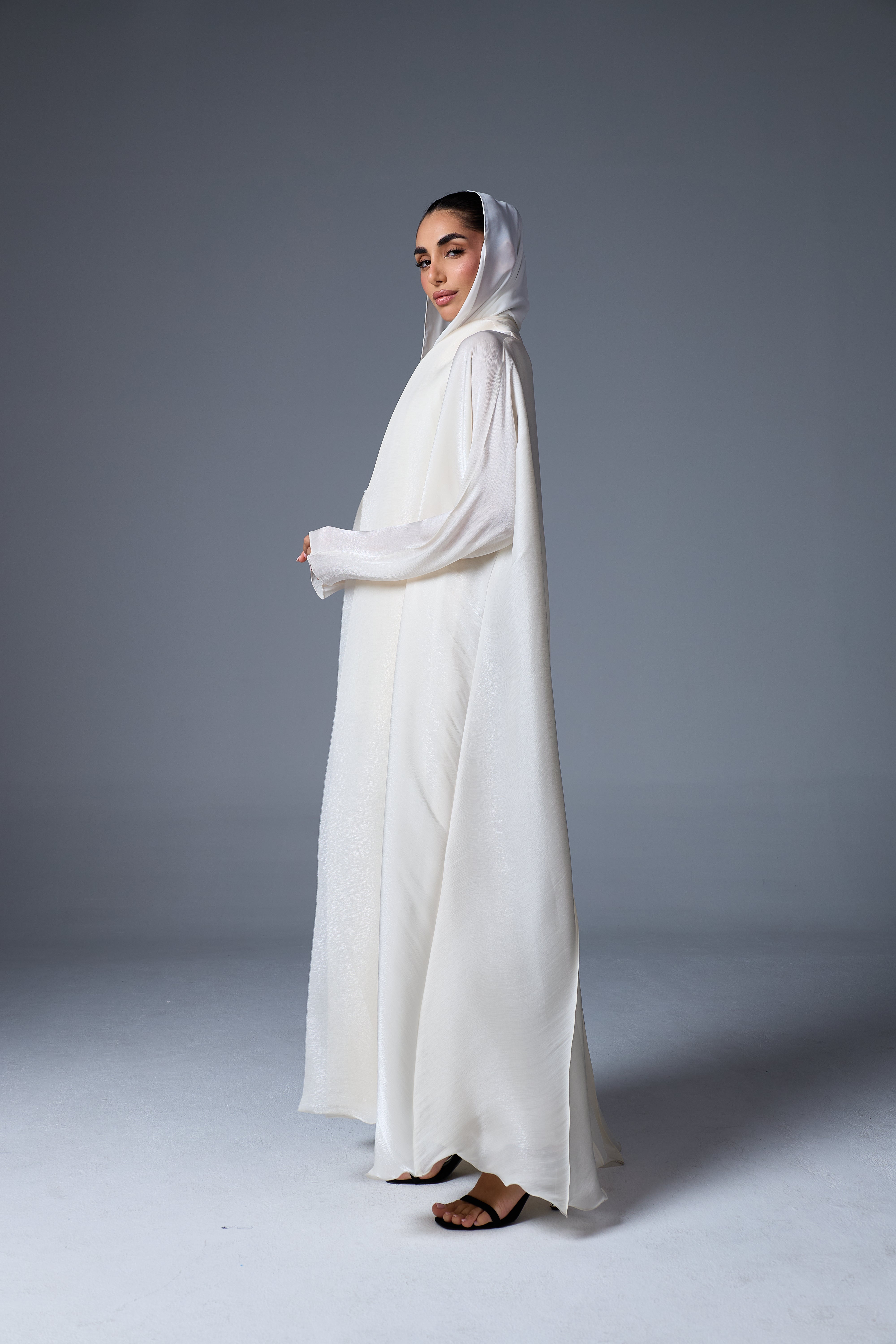 THE ELEGANCE OREGANZA ABAYA |  PEARL