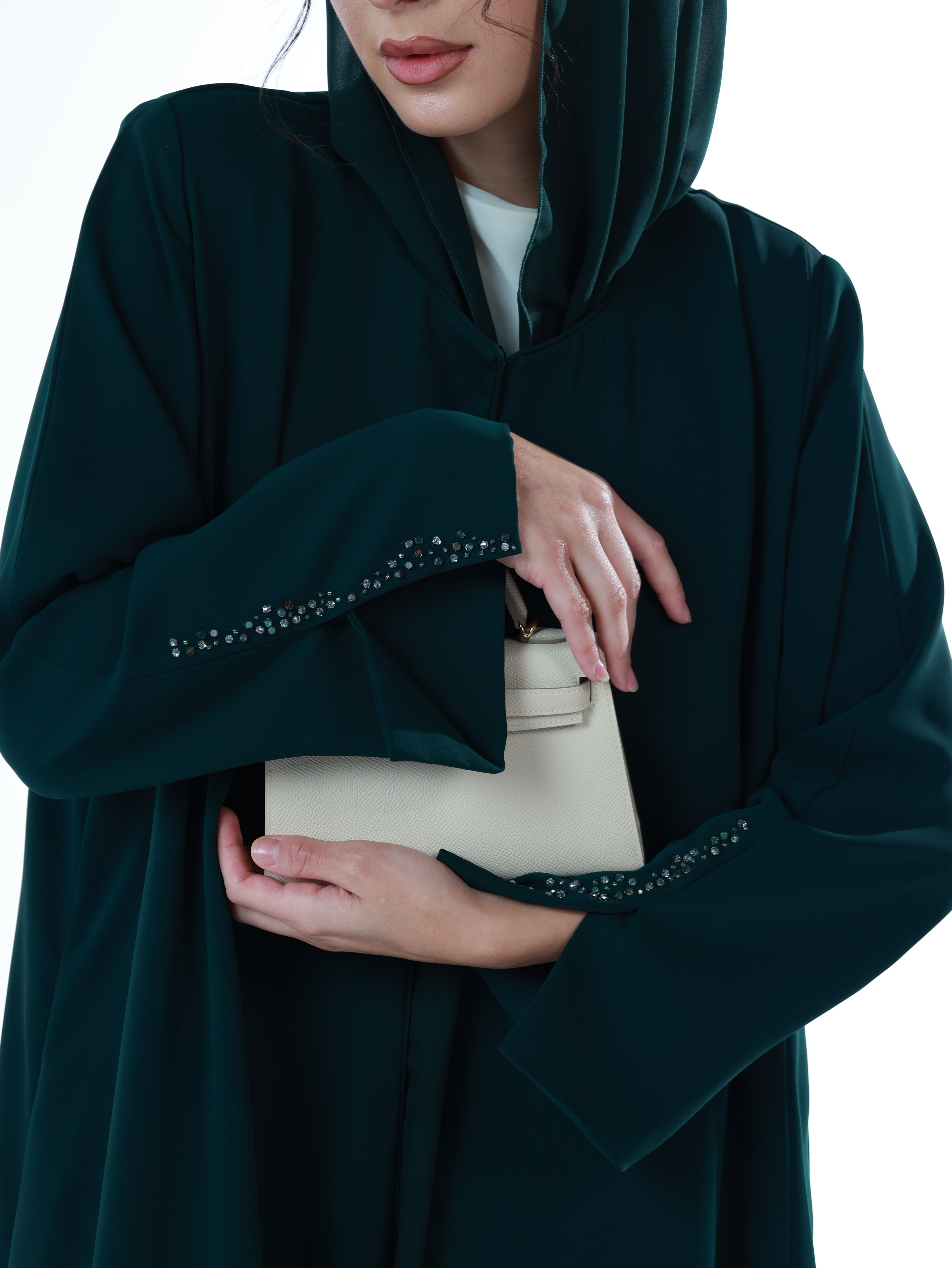 FORMAL DAILY ABAYA | DEEP GREEN