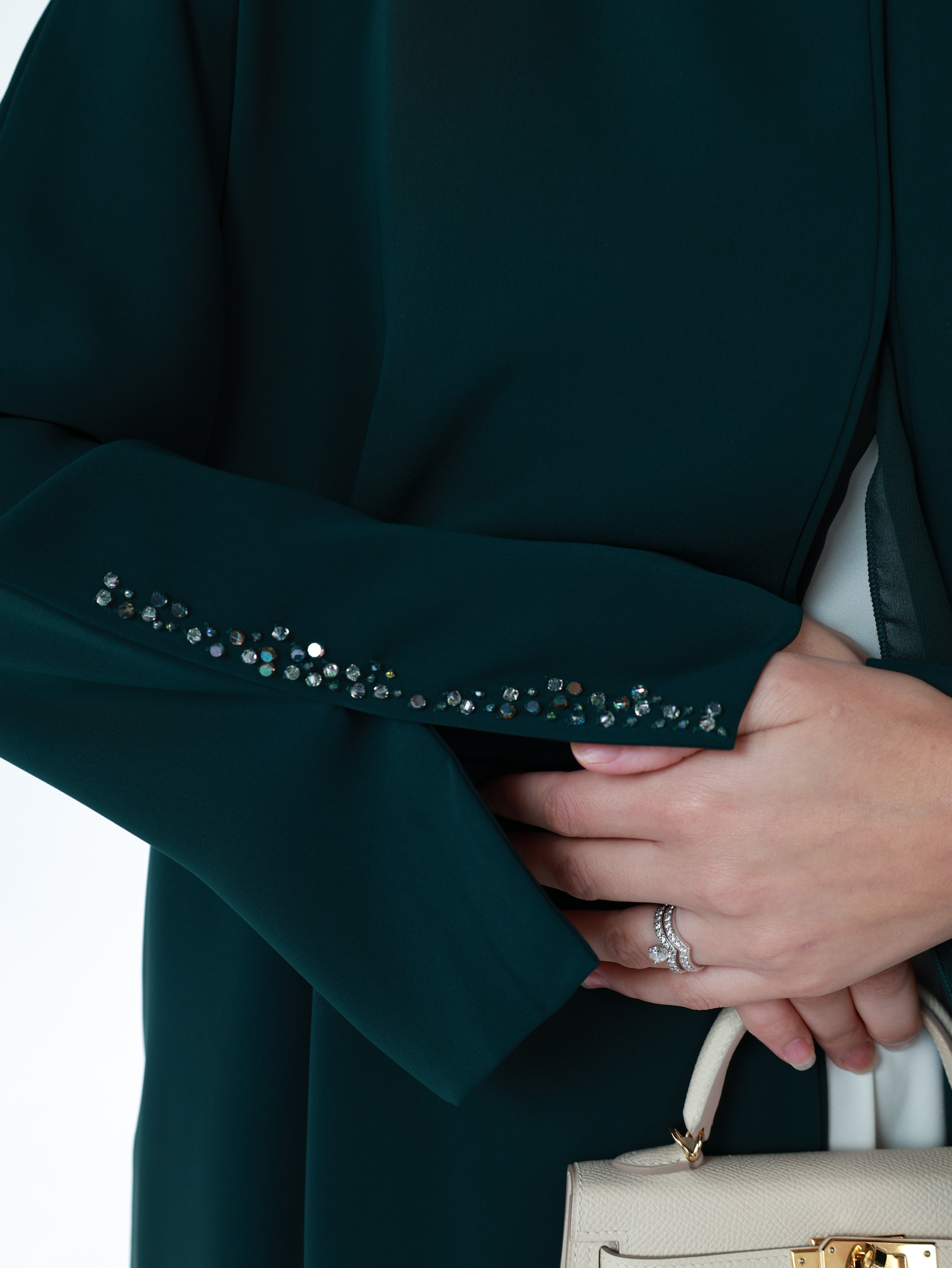 FORMAL DAILY ABAYA | DEEP GREEN