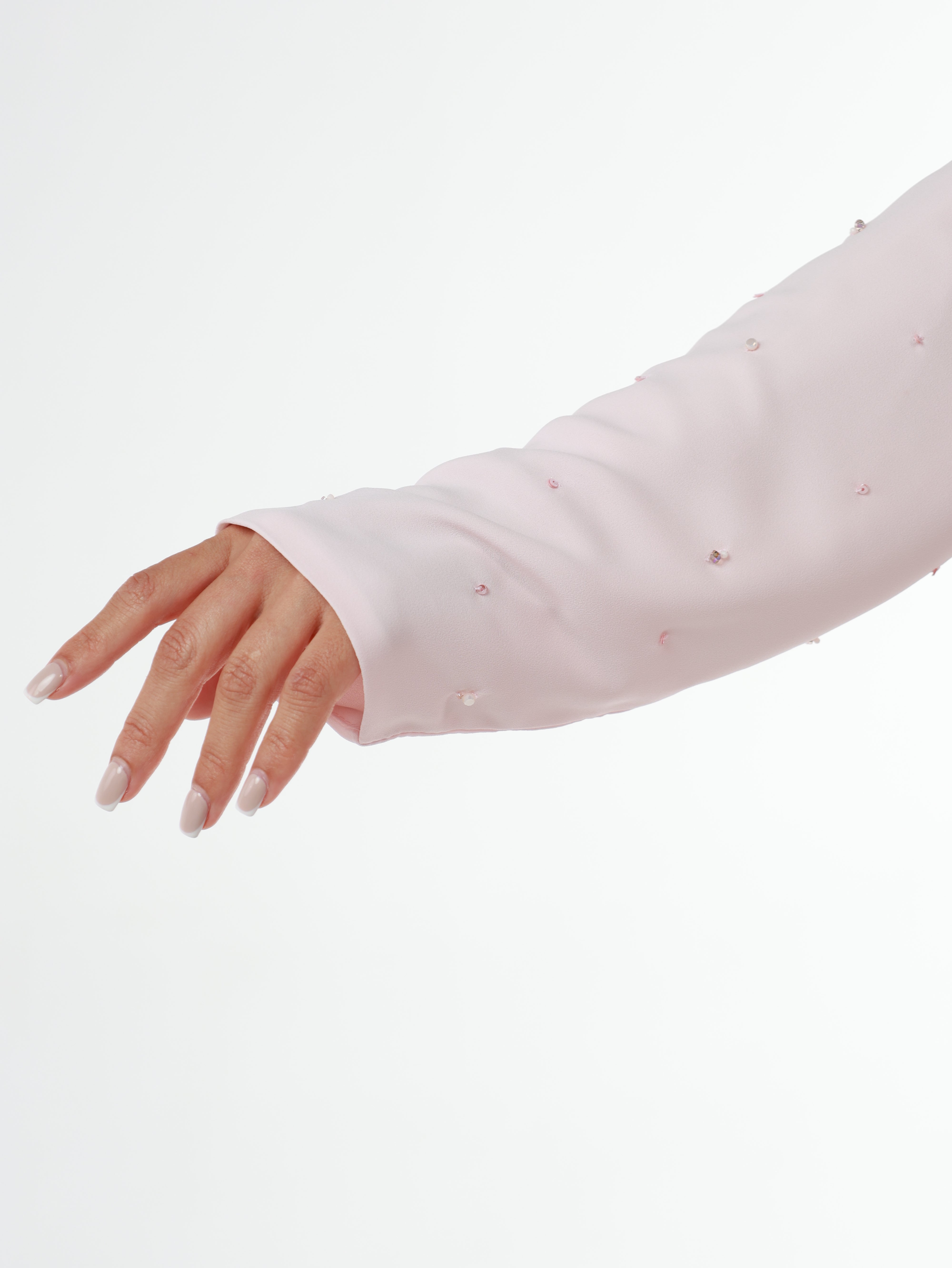 LUMERE SIGNATURE ABAYA  |  BABY PINK