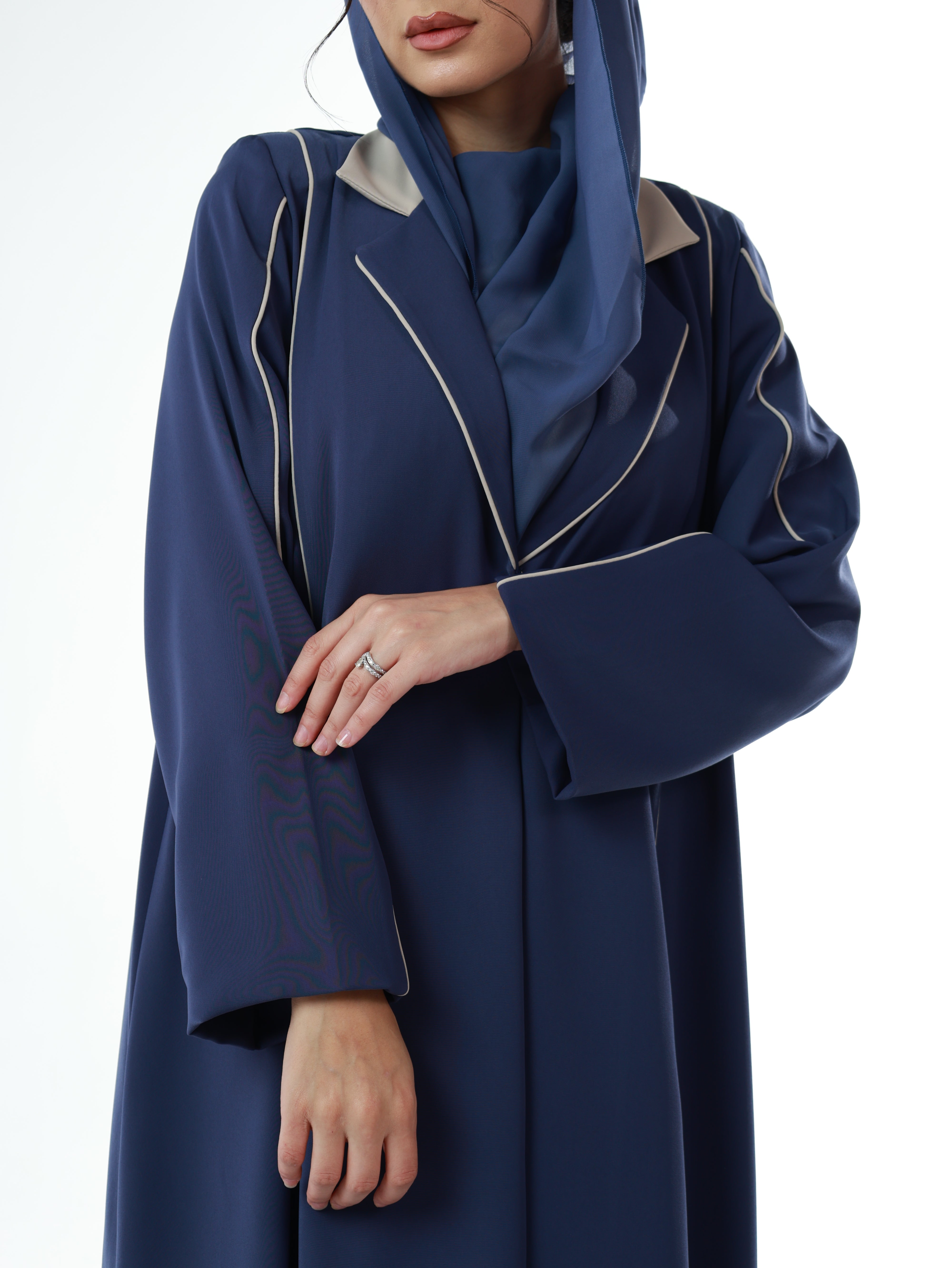 DAILY BLAZER ABAYA  |  BLUE