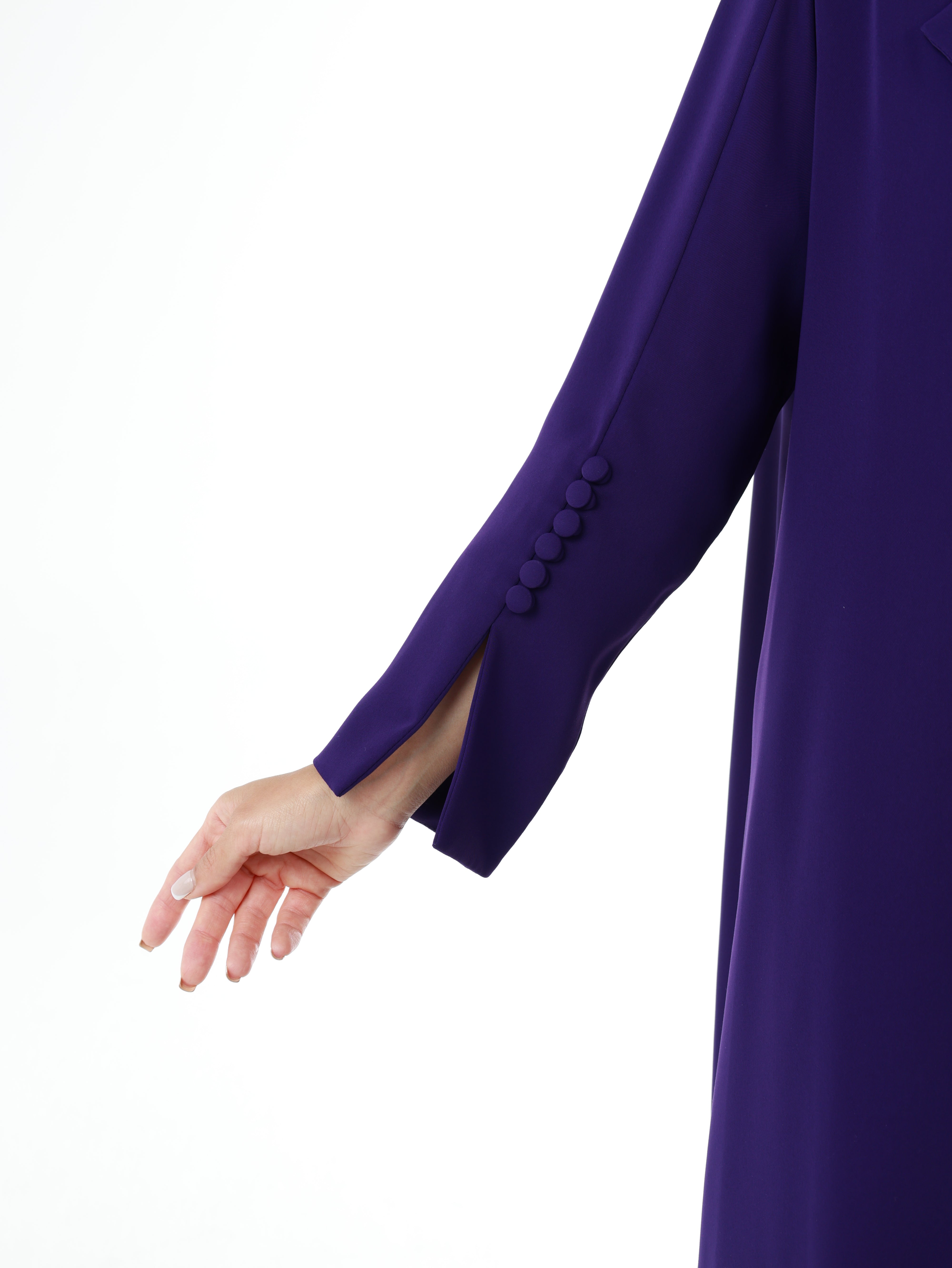 DAILY BLAZER ABAYA  |  PURPLE