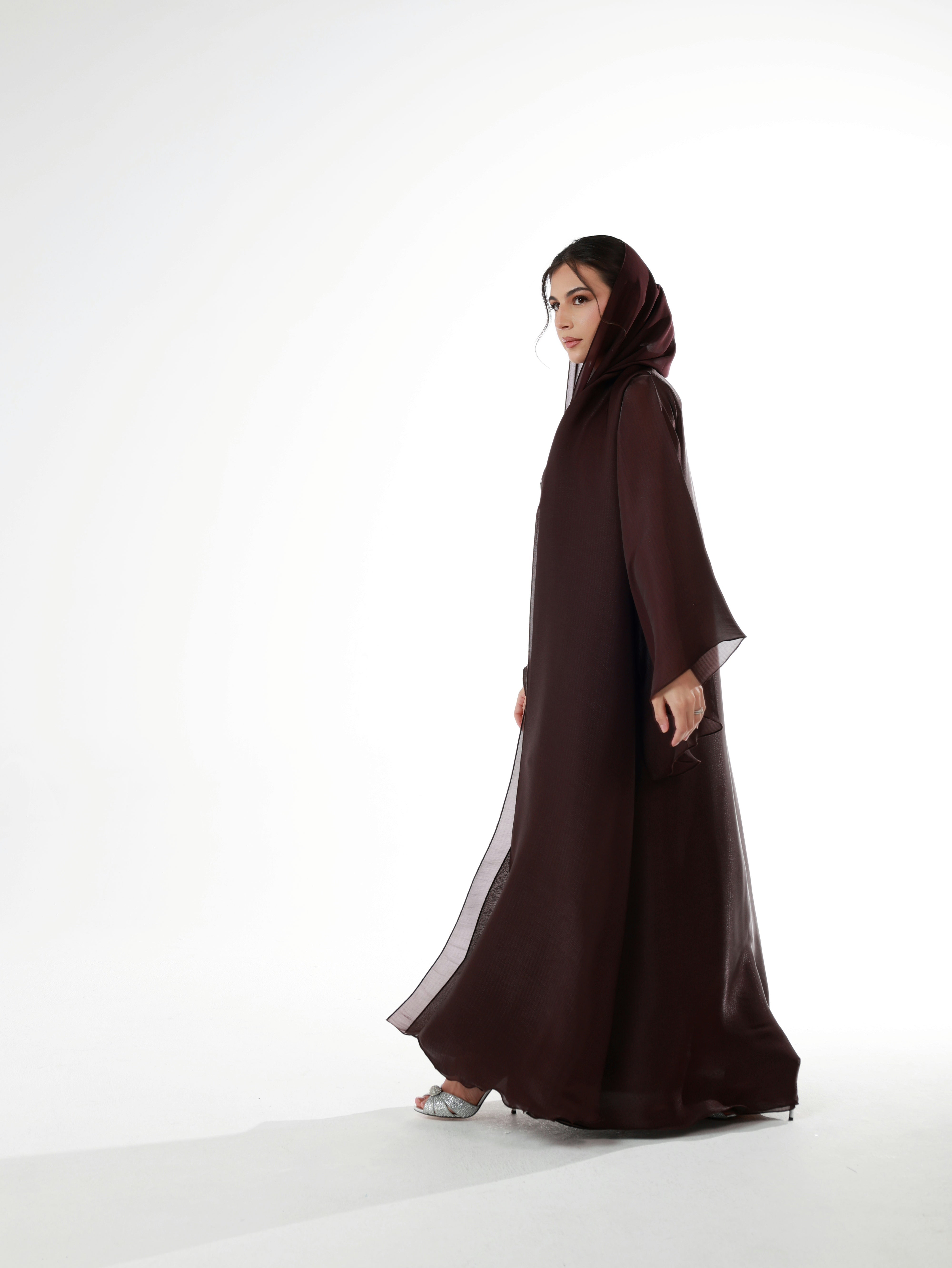 THE ARTISAN OREGANZA ABAYA | MAROON