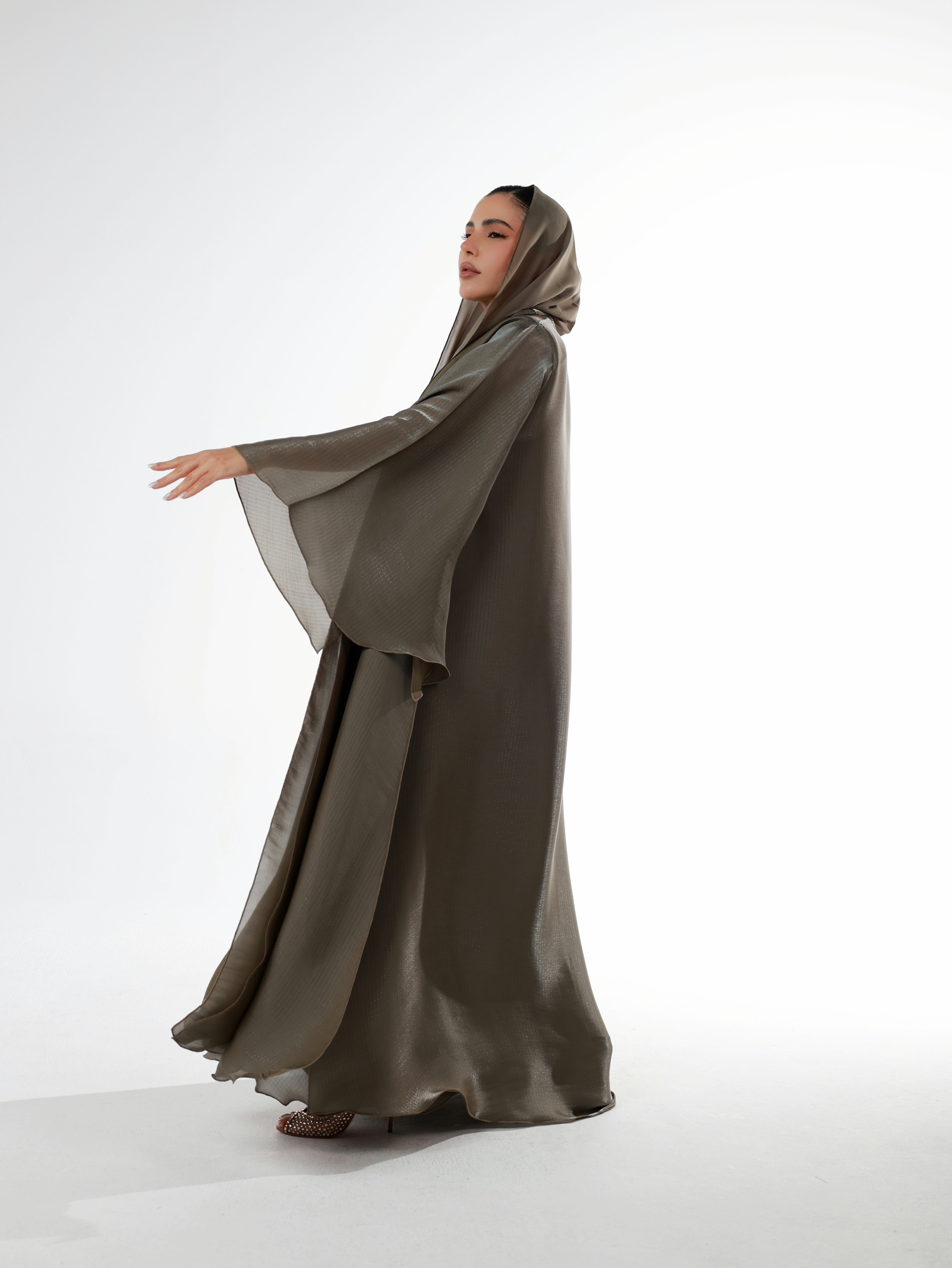 THE ARTISAN OREGANZA ABAYA | OLIVE GREEN