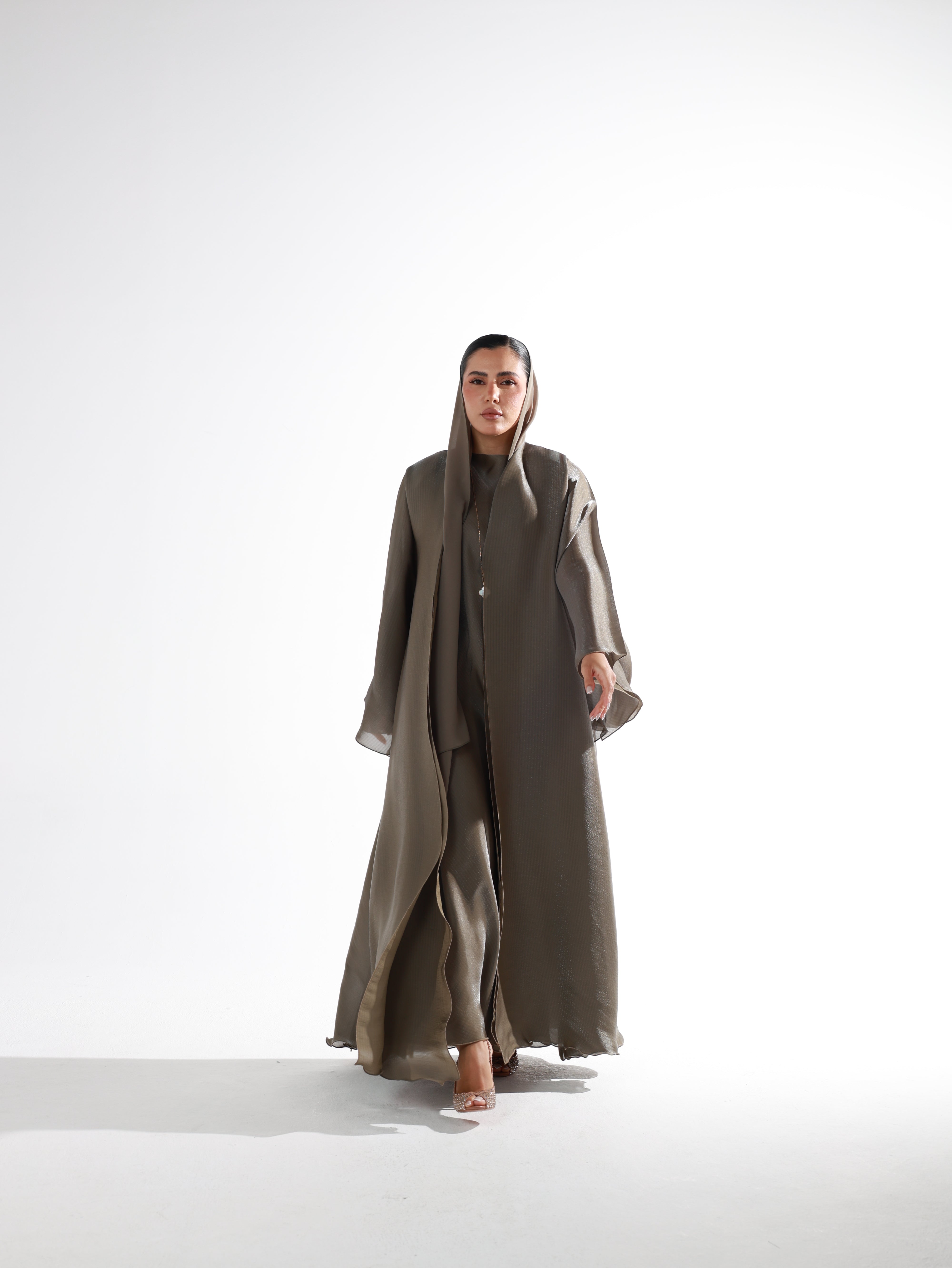 THE ARTISAN OREGANZA ABAYA | OLIVE GREEN