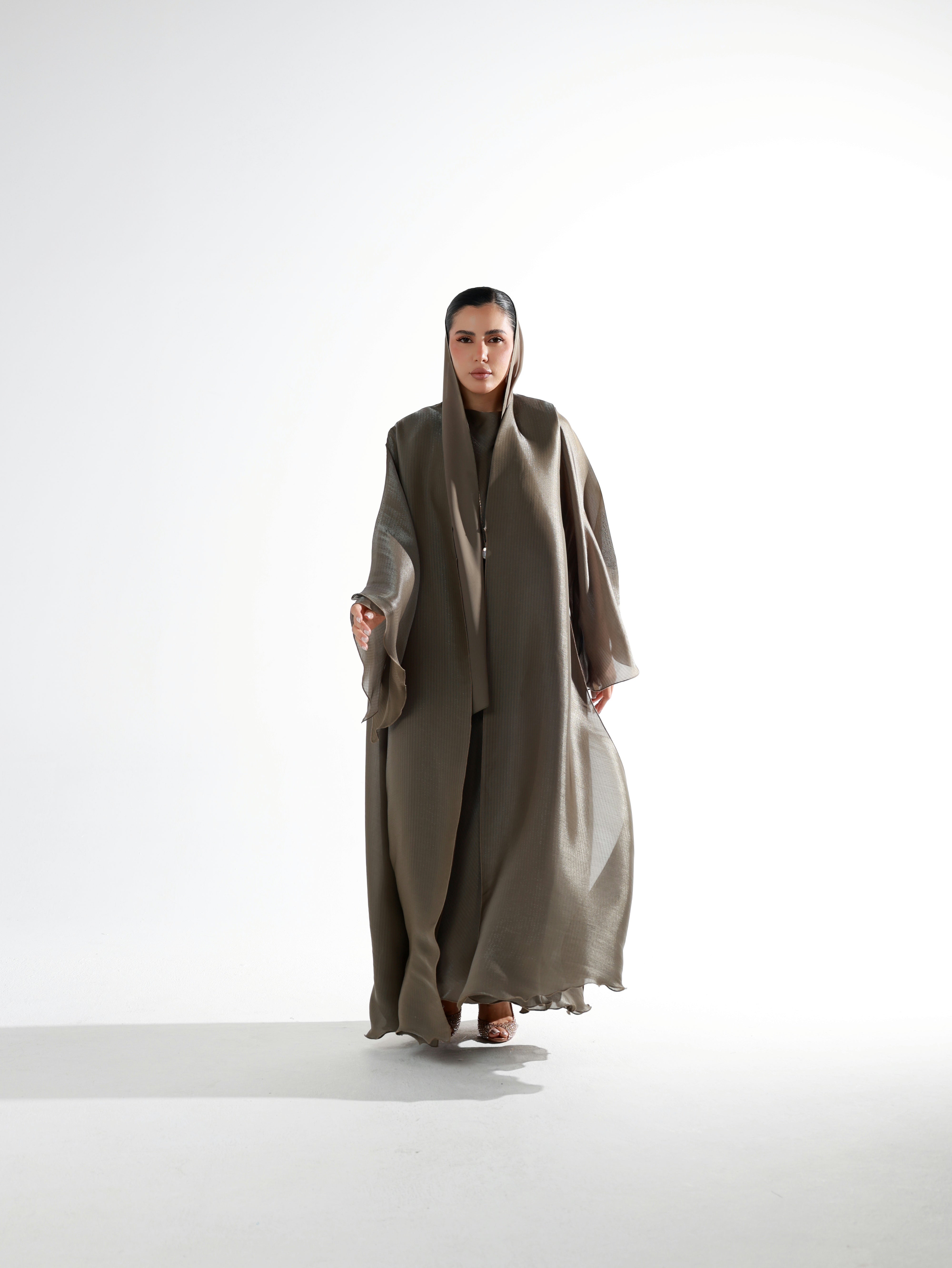 THE ARTISAN OREGANZA ABAYA | OLIVE GREEN