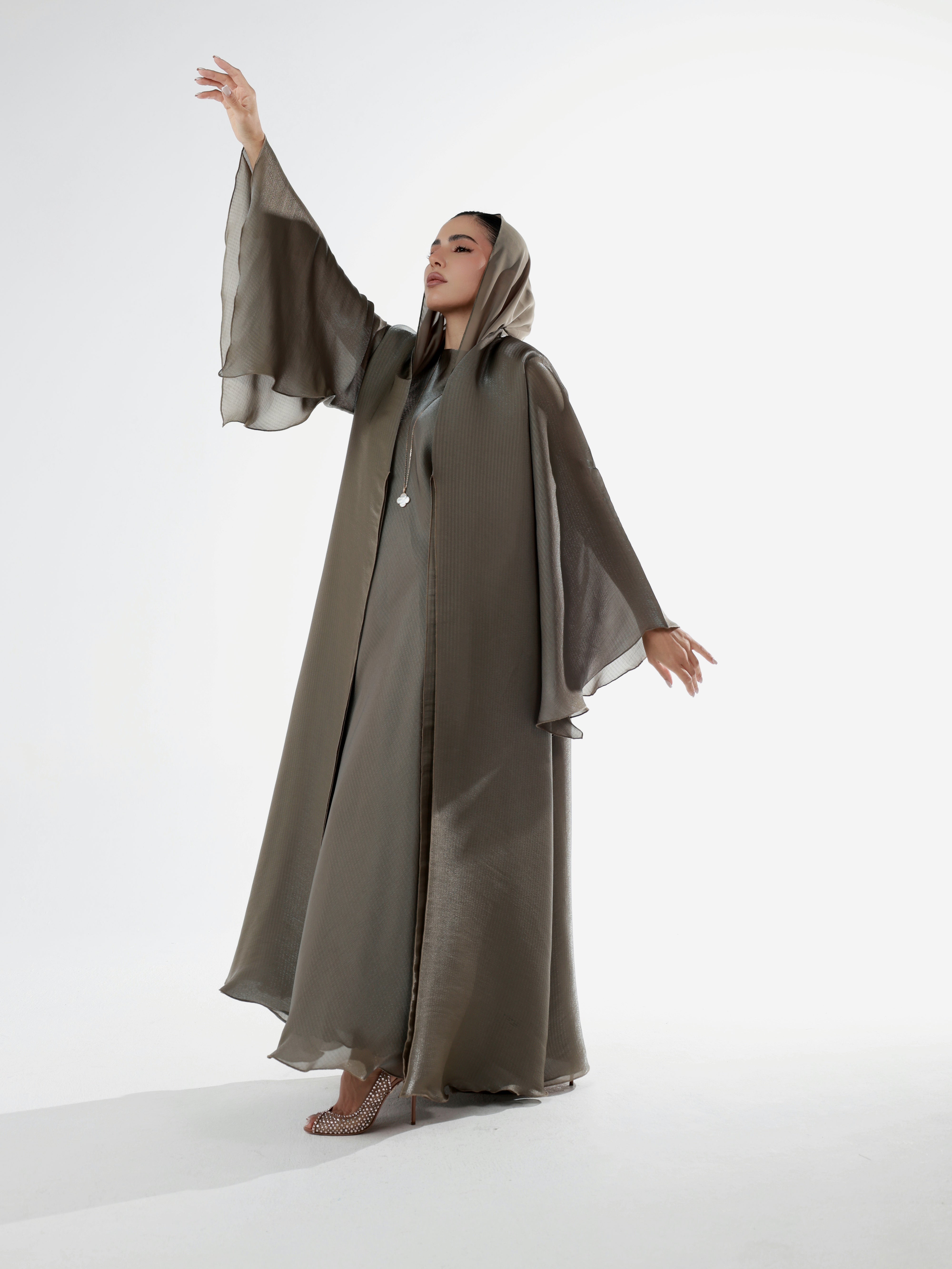 THE ARTISAN OREGANZA ABAYA | OLIVE GREEN