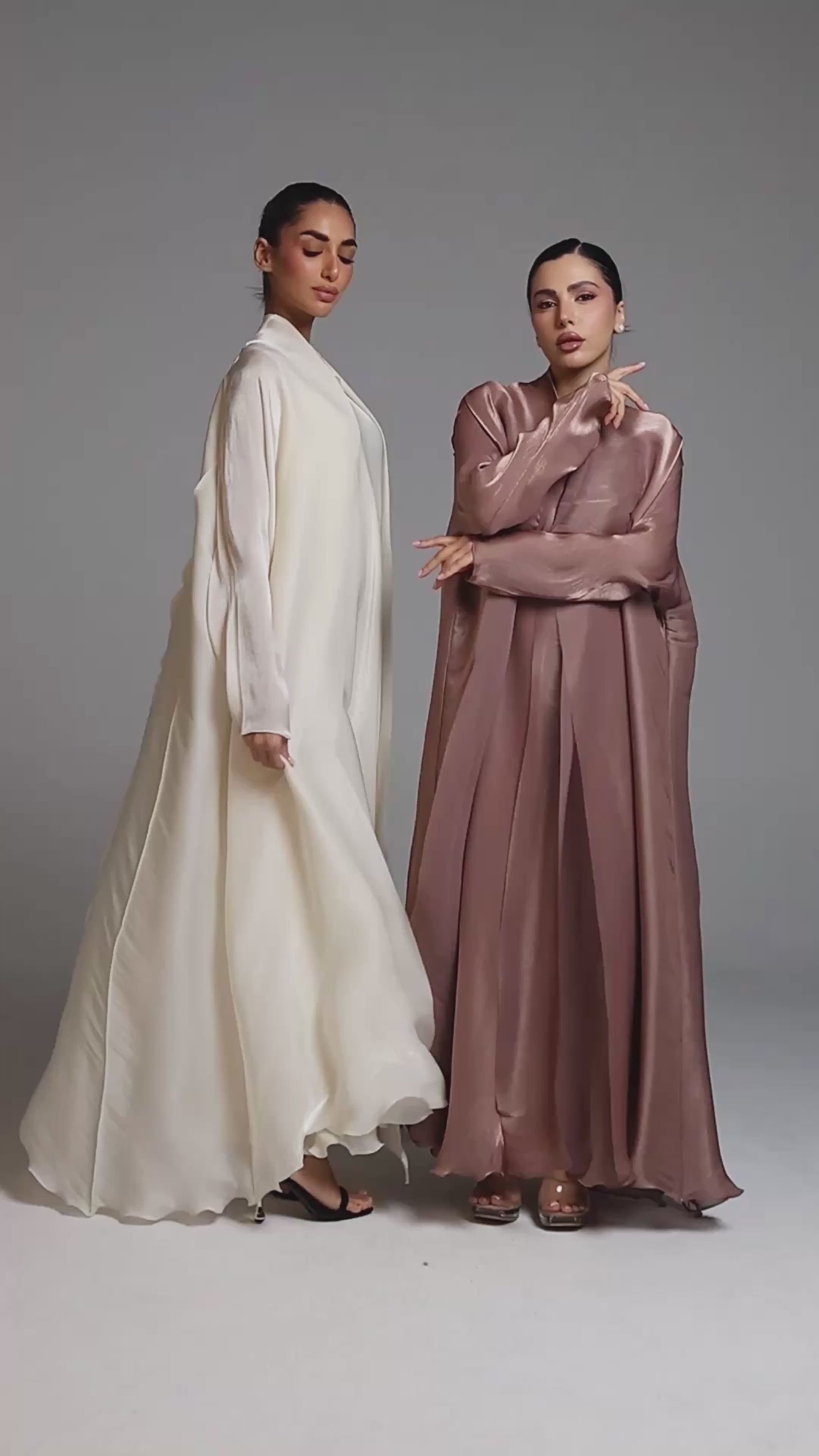 THE ELEGANCE OREGANZA ABAYA |  PEARL