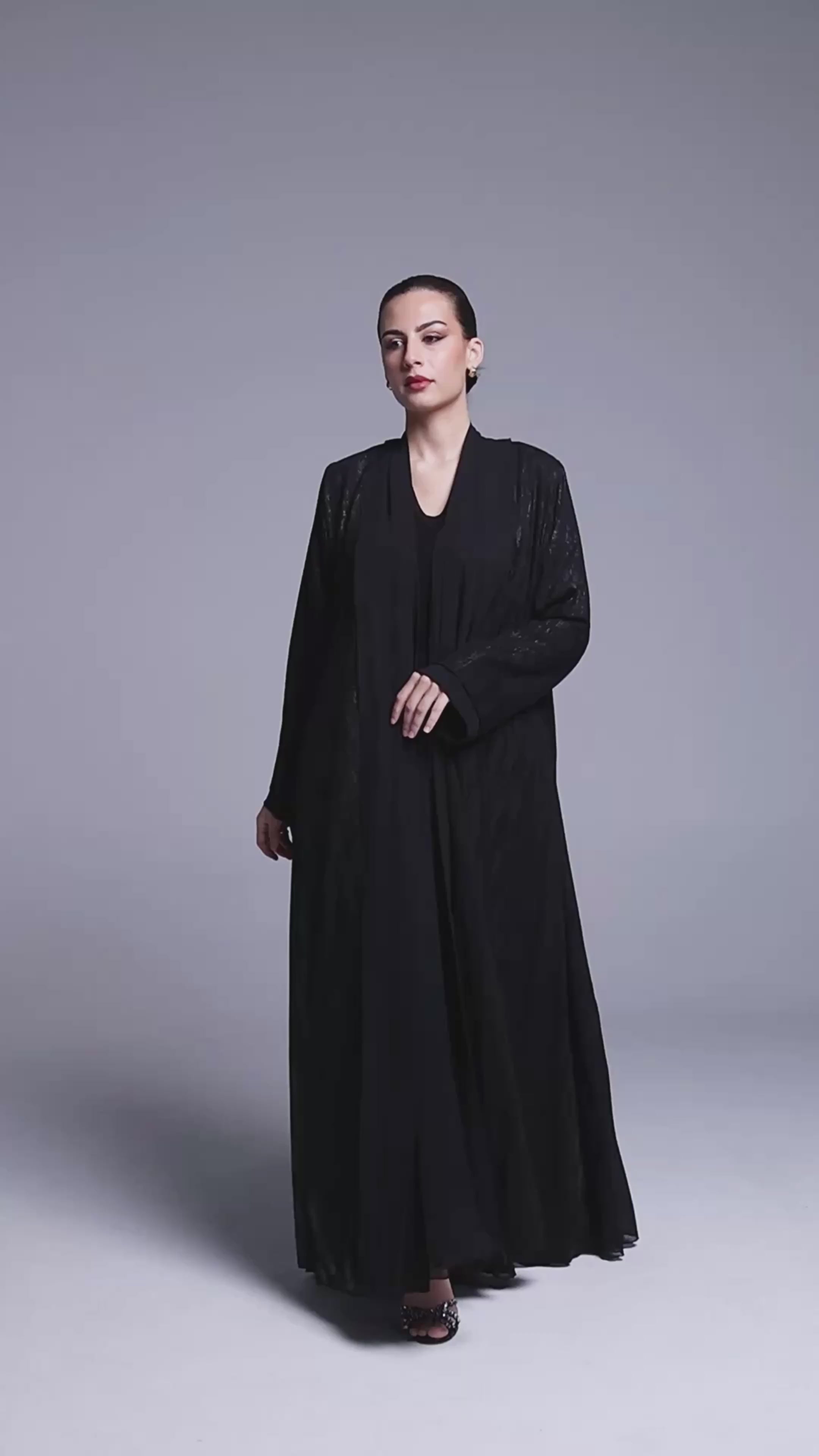 DAILY FLARE ABAYA |  BLACK