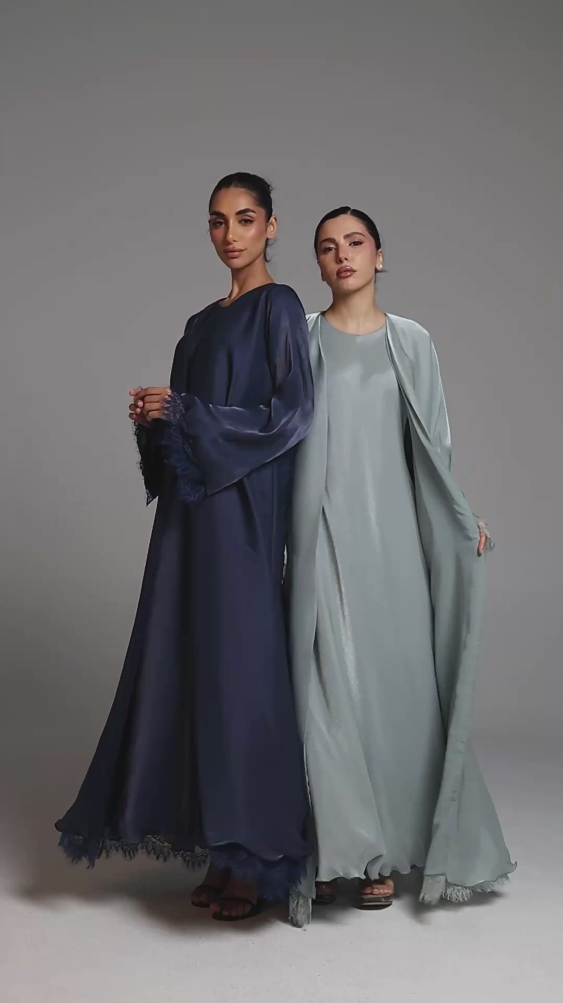 PERLE CELESTE OREGANZA ABAYA |  LAPIS BLUE